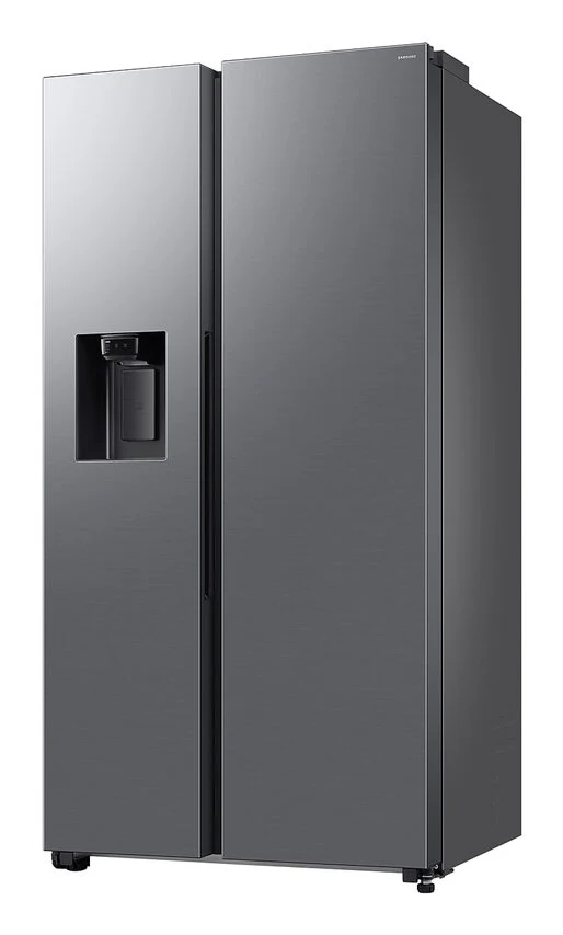 Samsung RS70F65KETEF Frigorifero Side By Side A Libera Installazione, AI Inverter, All-around Cooling, AI Hybrid Cooling, Dispenser Senza Allaccio Idrico, Classe E, Inox