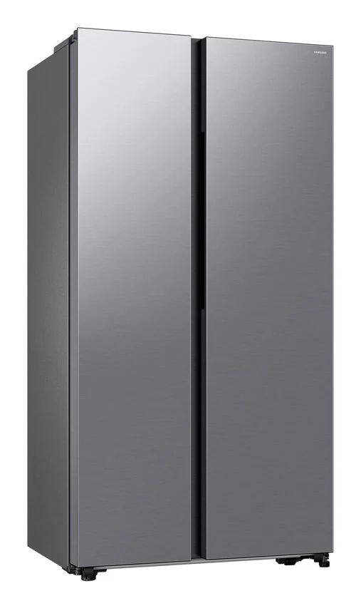Samsung RS57DG400EM9 Frigorifero Side By Side A Libera Installazione, No Frost, AI Inverter, SmartThings Energy, Classe E, Acciaio Inox