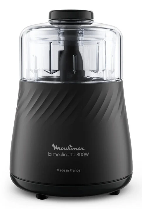 Moulinex DP710810Tritatutto La Moulinette Eco Respect elettrico 0,5 L 800 W Nero, Trasparente
