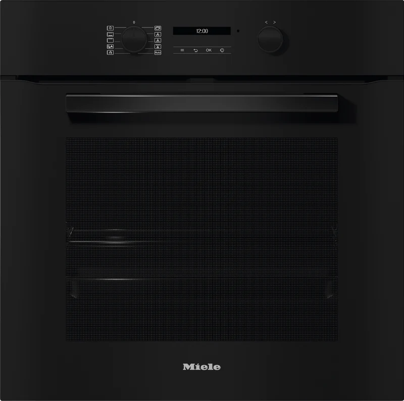 Miele 60cm Pyrolytic Oven with AirFry Function and Automatic Programmes Obsidian Black