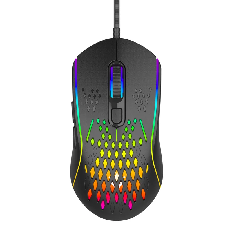 Laser Wired RGB Gaming Mouse (12800 DPI) - Black