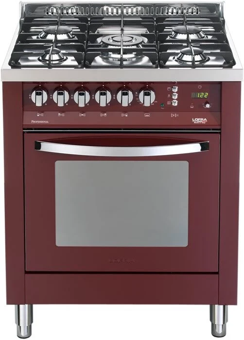 Lofra PR76GVT/C Cucina Gas Borgogna