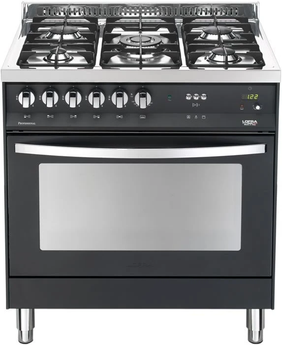 Lofra PNMG86MFT/C Cucina Gas Nero A