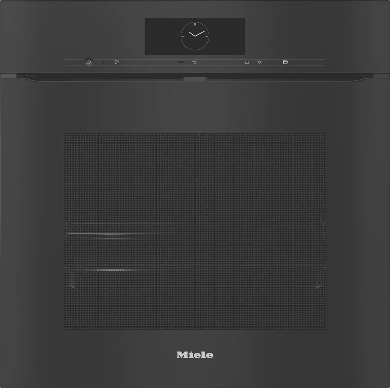 Miele 60cm Handleless Pyrolytic Oven with Moisture Plus and FoodView Integrated Camera Obsidian Black