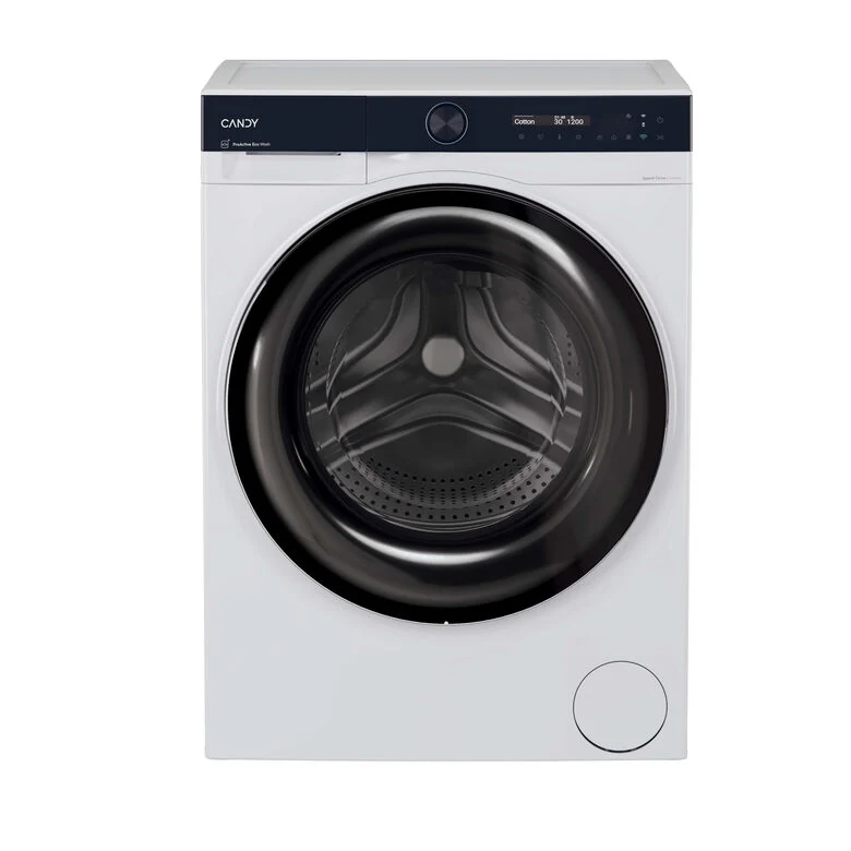 Candy BWS 6106B8-S Lavasciuga A Libera Installazione 10 Kg, 1600 Giri, Prowash&Dry, Wi-Fi + Bluetooth, Proactive Ecowash, Soft Drum, Classe D, Nero Bianco
