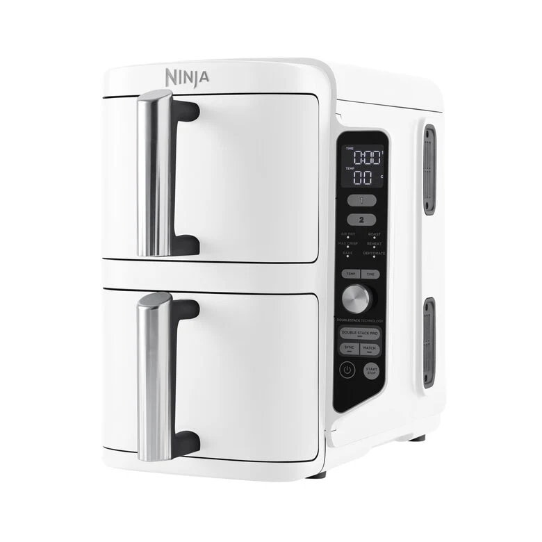 Ninja SL400EUWH friggitrice Doppia 9,5 L Indipendente 2470 W Friggitrice ad aria calda Bianco