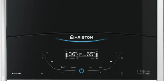 Ariston ALTEAS ONE+ NET 30 Verticale Senza serbatoio (istantaneo) Sistema di caldaia combinato Nero