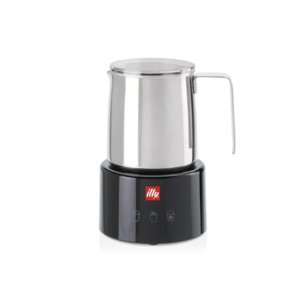 Illy Milk Frother 23760 Montalatte Scaldalatte Nero Acciaio inox