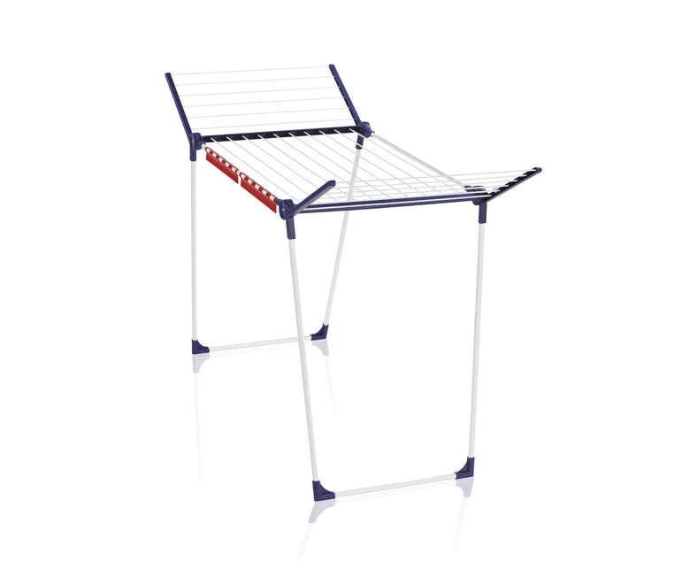 Leifheit Pegasus 180 Classic Stendibiancheria da pavimento Blu, Bianco