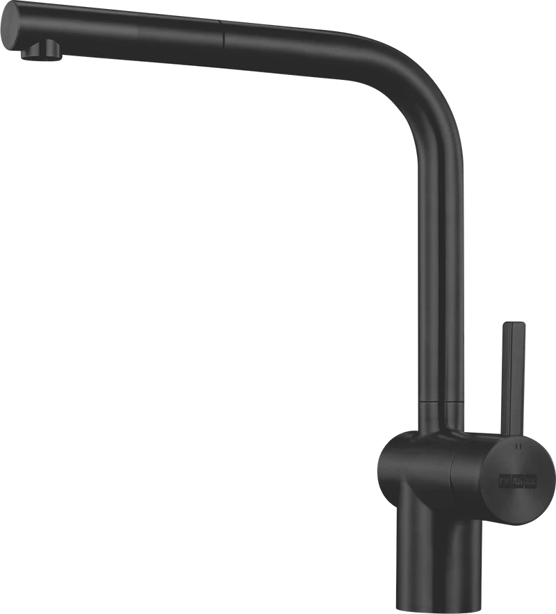 Franke Atlas Neo Pullout Tap inc Vegie Spray Black Steel