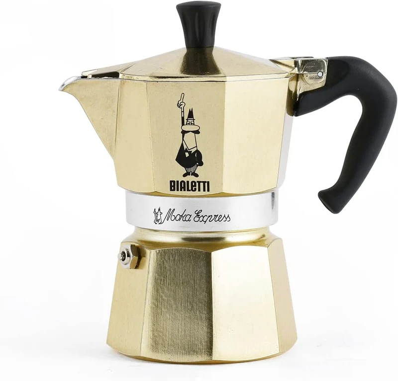 Bialetti Caffettiera Moka Express Gold 3