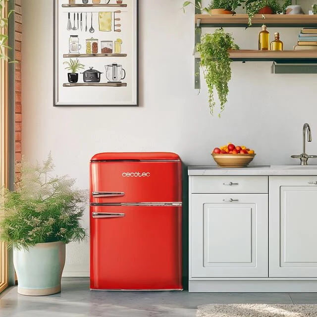 Cecotec Frigo Bolero Coolmarket 2D Rosso