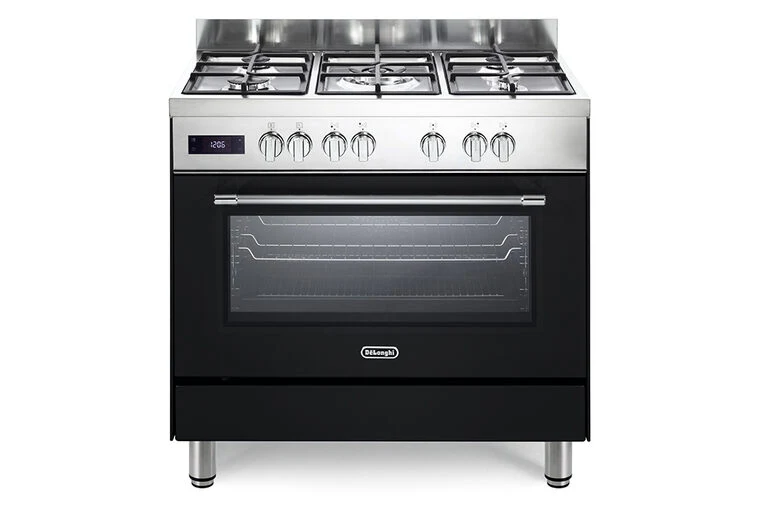 De’Longhi PRO 96 MA ED cucina Elettrico Gas Nero, Acciaio inox