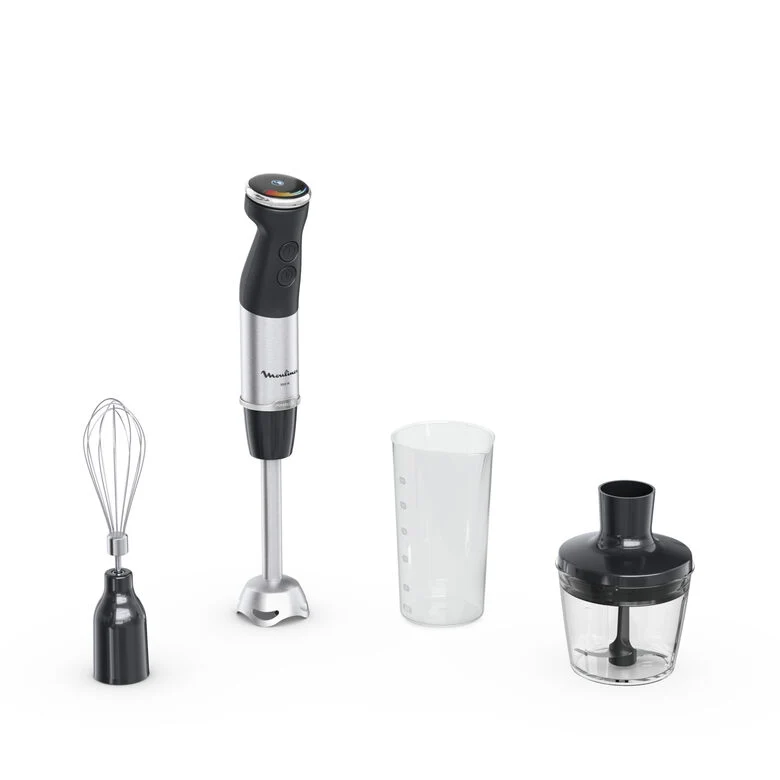 Frullatore a immersione Moulinex DD6738 potenza 1000W con bicchiere tritatutto e frusta