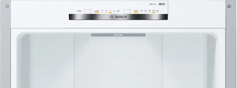 Bosch Serie 4 KGN392LDC frigorifero con congelatore Libera installazione 368 L D Acciaio inossidabile