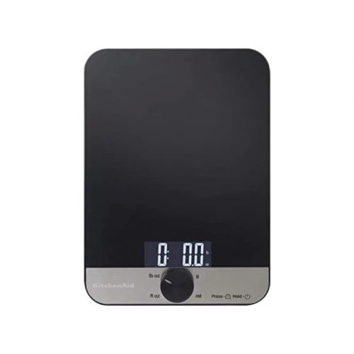 KitchenAid KQ908G bilancia da cucina Nero Superficie piana Rettangolo Bilancia da cucina elettronica