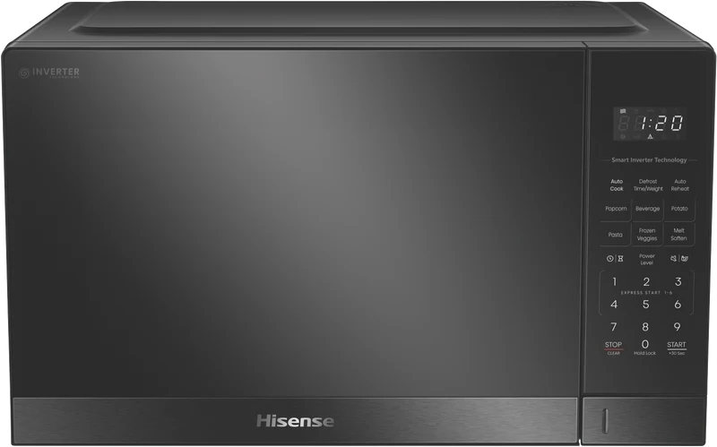 Hisense 42L 1100W Inverter Microwave Dark Stainless Steel
