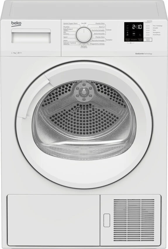 Beko DRXS722W asciugatrice Libera installazione Caricamento frontale 7 kg A++ Bianco