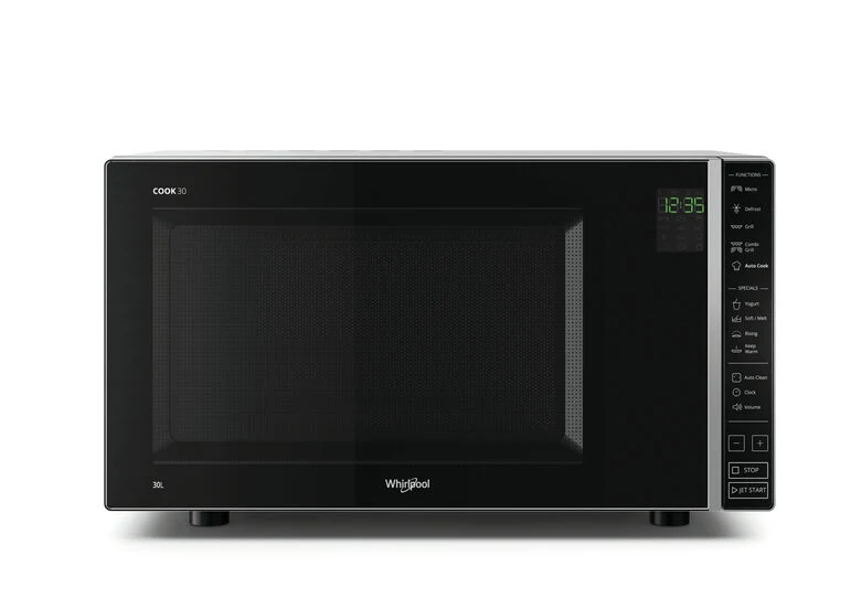 Whirlpool MWP 303 SB Superficie piana Microonde combinato 30 L 900 W Nero, Argento