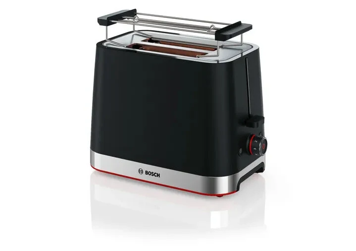 Bosch TAT4M223 tostapane 4 2 fetta/e 950 W Nero, Stainless steel
