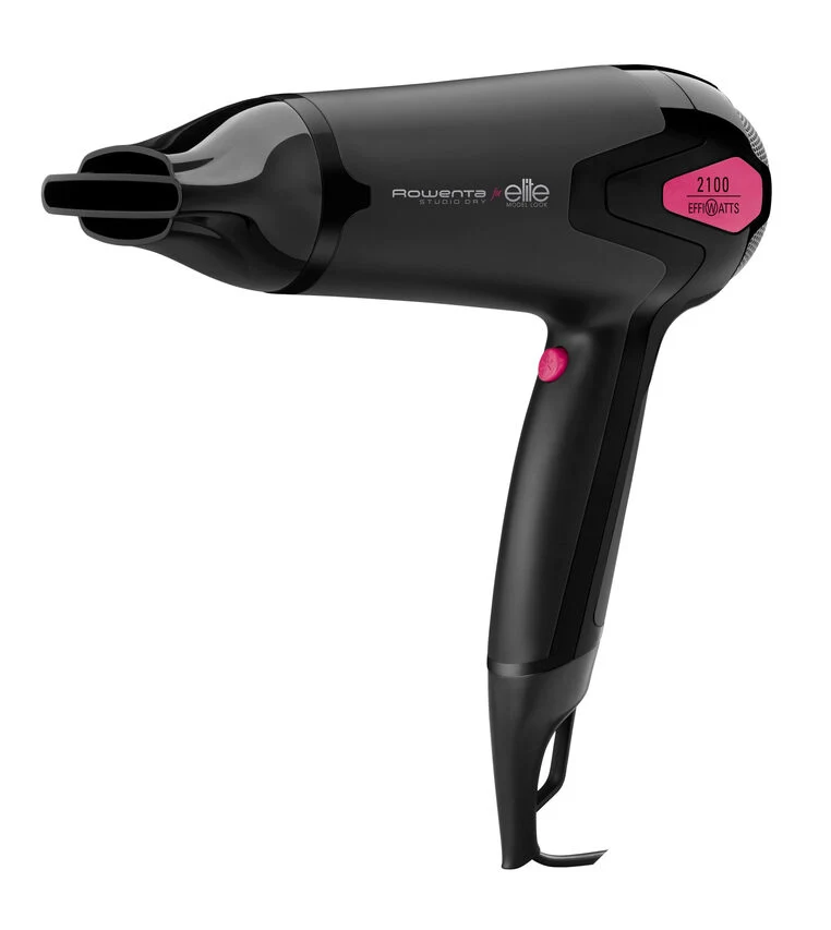 Rowenta Studio Dry Elite CV5372 1700 W Nero, Rosa