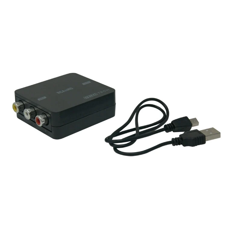GBC Mini Convertitore AV RCA/HDMI Convertitore video attivo 1080 x 720 Pixel