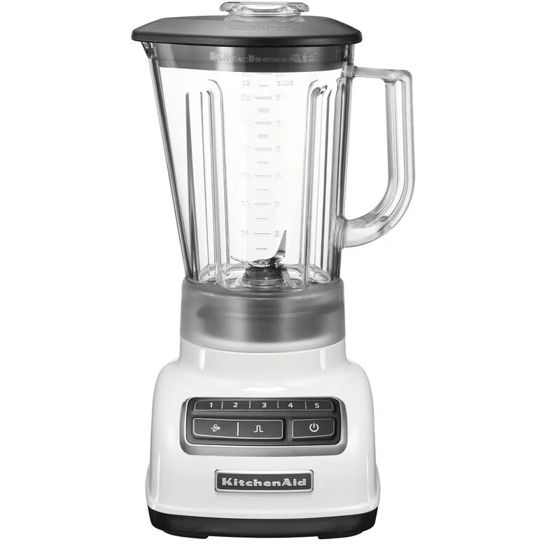 KitchenAid 5KSB1565EWH frullatore 1,75 L Frullatore da tavolo Nero, Trasparente, Bianco