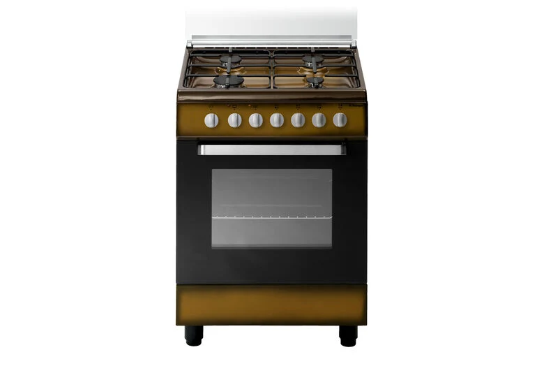 Tecnogas D62NCS cucina Piano cottura Gas Nero, Rame A