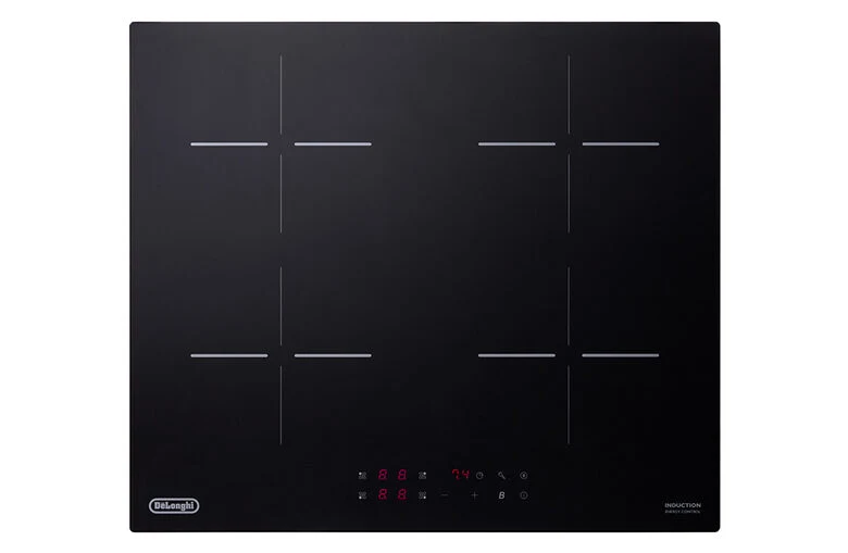 De’Longhi YLI 60 piano cottura Nero Da incasso 59 cm Piano cottura a induzione 4 Fornello(i)