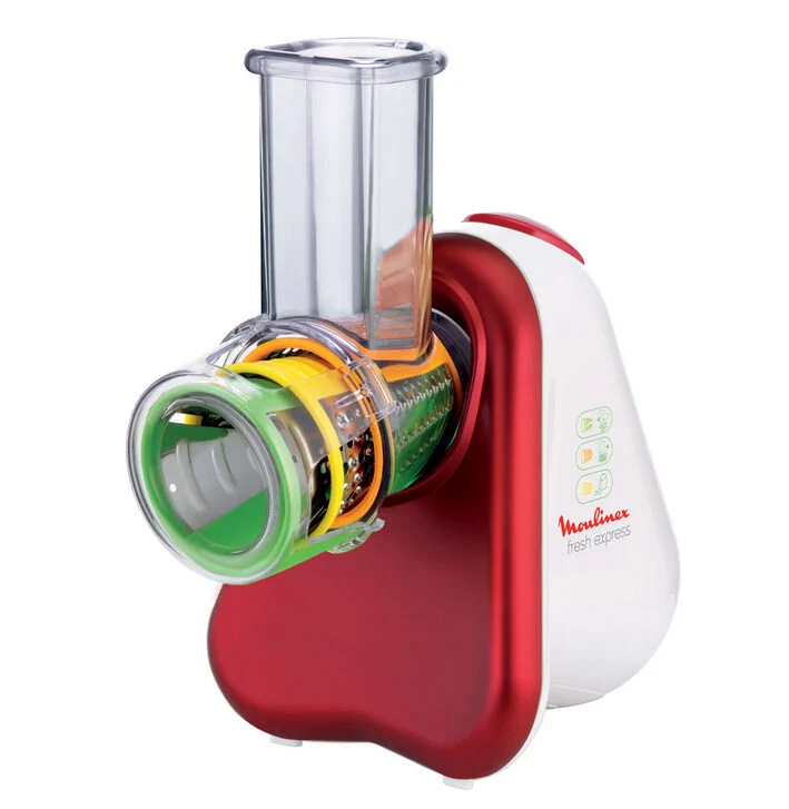 Moulinex Fresh Express + grattugia elettrica Rosso, Bianco