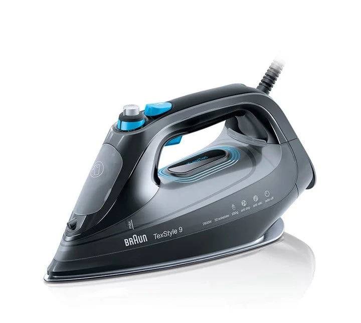 Braun TexStyle 9 SI 9188 E BK Ferro a vapore Eloxal 2800 W Nero