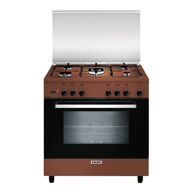 Glem Gas A855GC cucina Elettrico/Gas Marrone A
