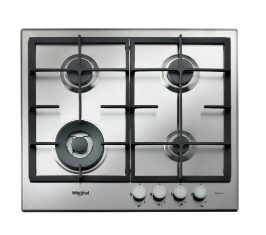 Whirlpool GMR 6422/IXL piano cottura Acciaio inossidabile Da incasso Gas 4 Fornello(i)