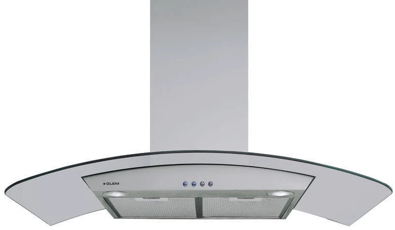 Glem Gas GHS98IX cappa aspirante Cappa aspirante a parete Acciaio inossidabile 735 m³/h C