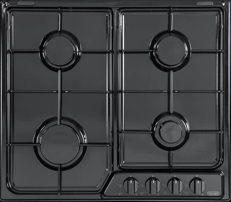 De’Longhi YNF 46 ASV Nero Da incasso Gas 4 Fornello(i)