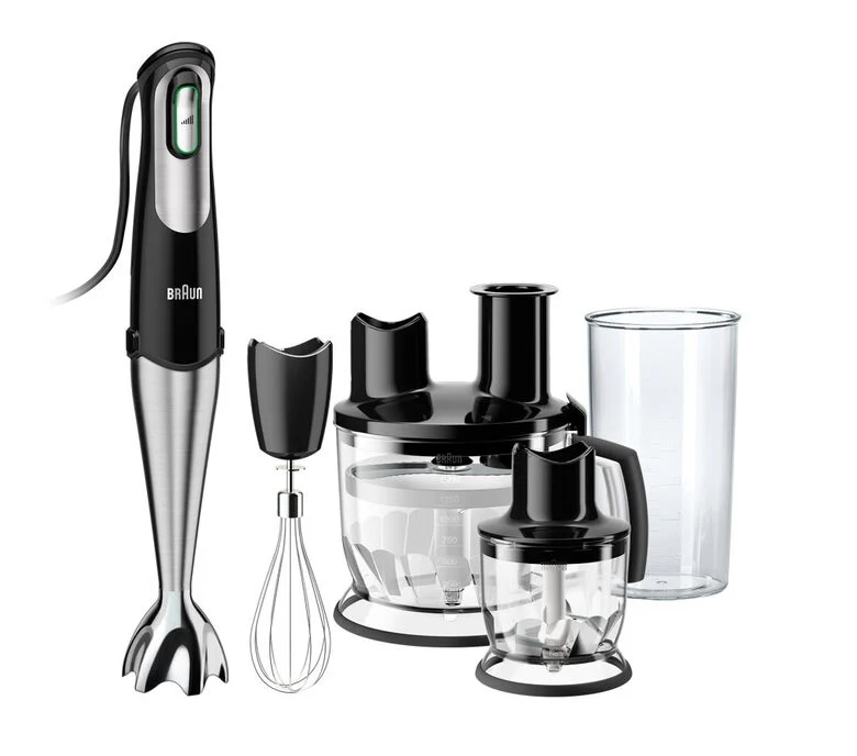 Braun MultiQuick 7 MQ 785 Patisserie Plus 1,5 L Frullatore ad immersione 750 W Nero, Acciaio inossidabile