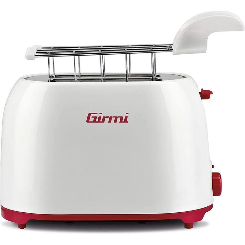 Girmi TP1101 tostapane 2 fetta/e 800 W Rosso, Bianco