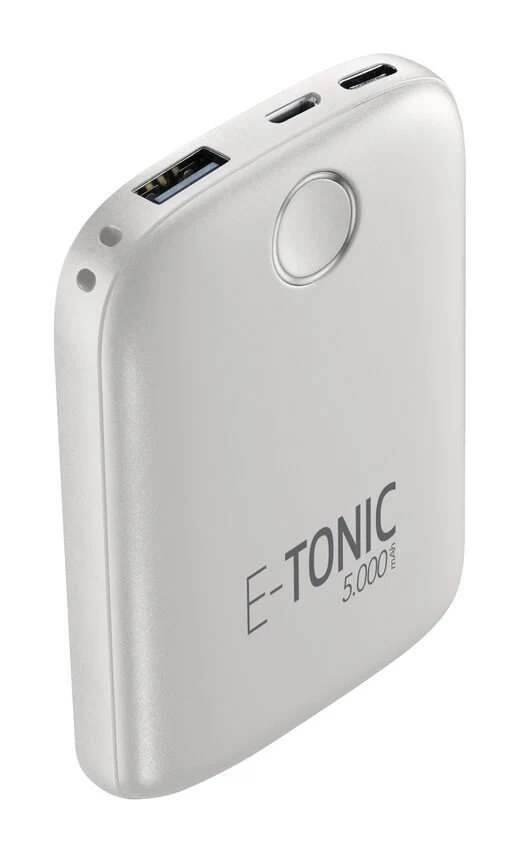 Cellularline E-Tonic batteria portatile 5000 mAh Bianco