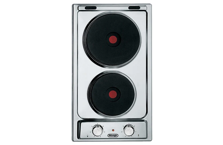 De’Longhi I 23-2 ER piano cottura Acciaio inossidabile Da incasso 30 cm Piastra sigillata 2 Fornello(i)