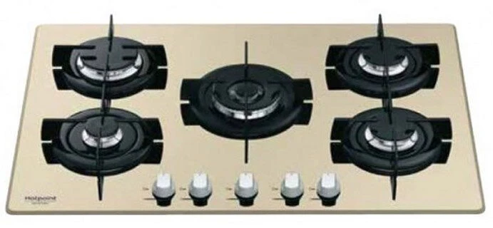 Hotpoint DD 752 P/HA(CH) piano cottura Champagne Da incasso Gas 5 Fornello(i)