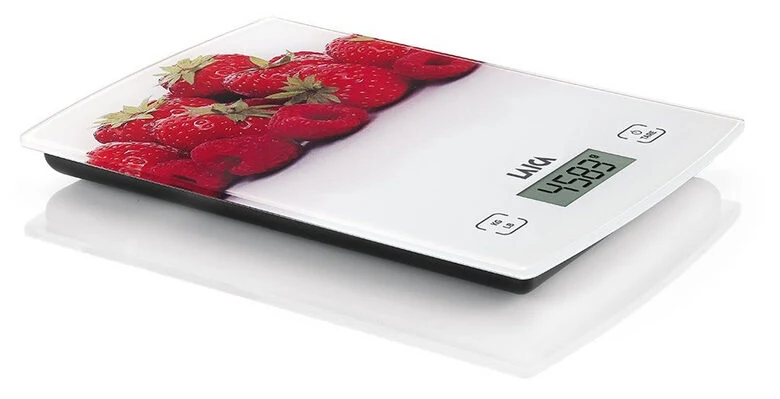 Laica KS1029 Rosso, Bianco Superficie piana Rettangolo Bilancia da cucina elettronica