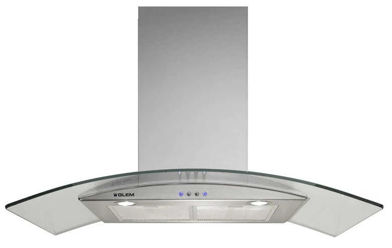 Glem Gas GHS97IX cappa aspirante Cappa aspirante a parete Acciaio inossidabile 750 m³/h D