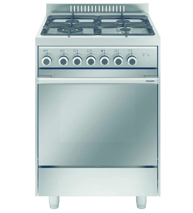Glem Gas Matrix M664MI Cucina a Gas Acciaio inossidabile A