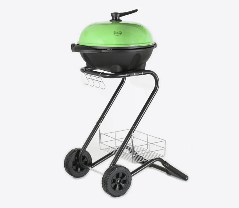 RGV GRILL Barbecue Carrello Elettrico Nero, Verde 1500 W