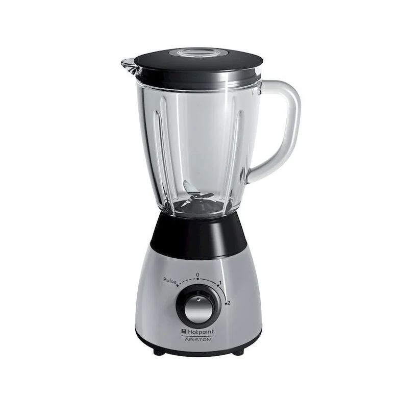 Hotpoint TB 050 DXBO 1,5 L Frullatore da tavolo 550 W Nero, Acciaio inossidabile