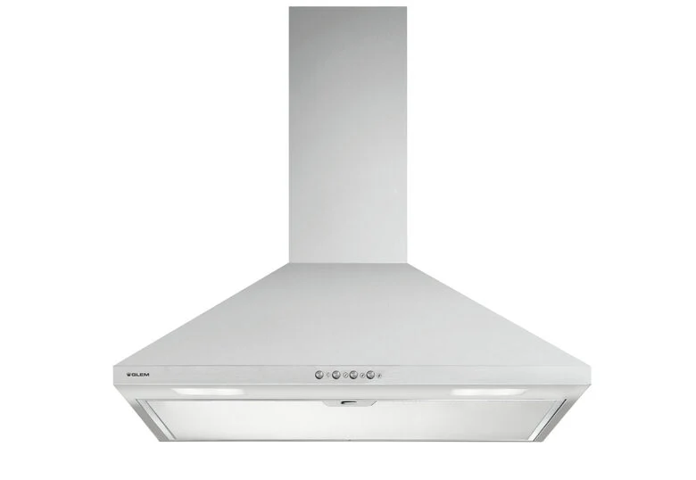 Glem Gas GHP741IX Cappa aspirante a parete Acciaio inossidabile 420 m³/h D