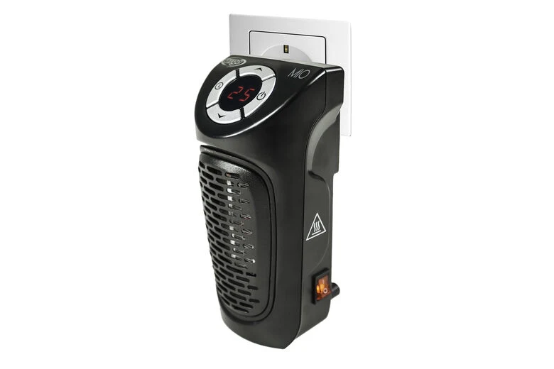 Argoclima MIO stufetta elettrica Interno Nero 350 W Riscaldatore ambiente elettrico a infrarossi